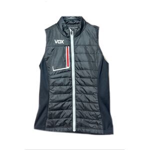 NWT VOX Full Zip Up Quilted Black Puffer Vest Men's Medium